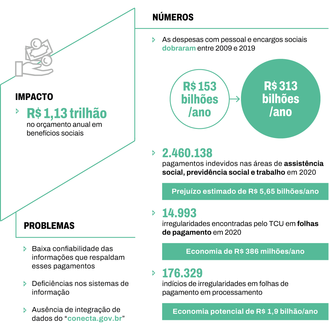 Infográfico com o resumo da ficha